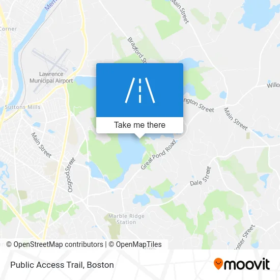 Public Access Trail map