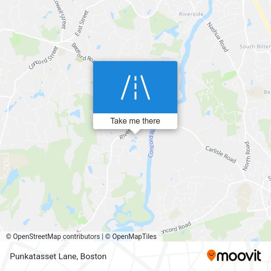 Mapa de Punkatasset Lane