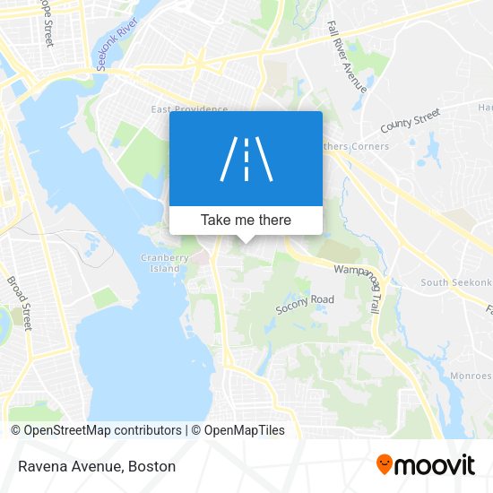 Mapa de Ravena Avenue