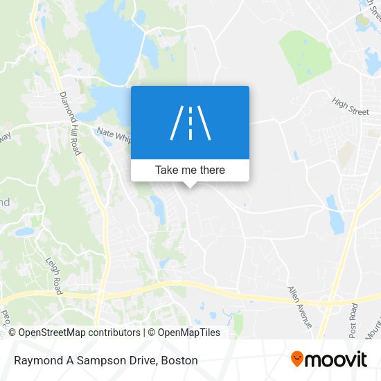 Raymond A Sampson Drive map