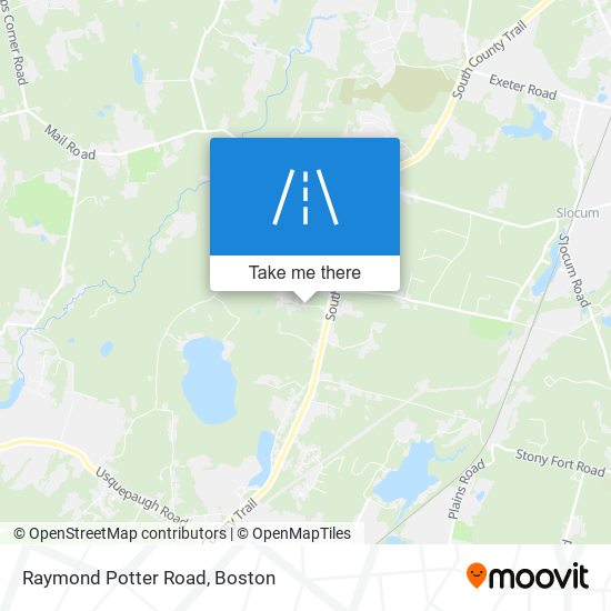 Mapa de Raymond Potter Road