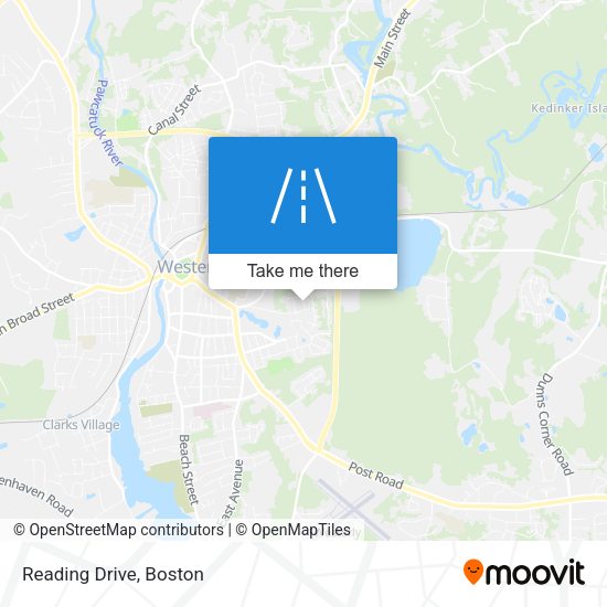 Mapa de Reading Drive