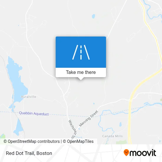 Red Dot Trail map