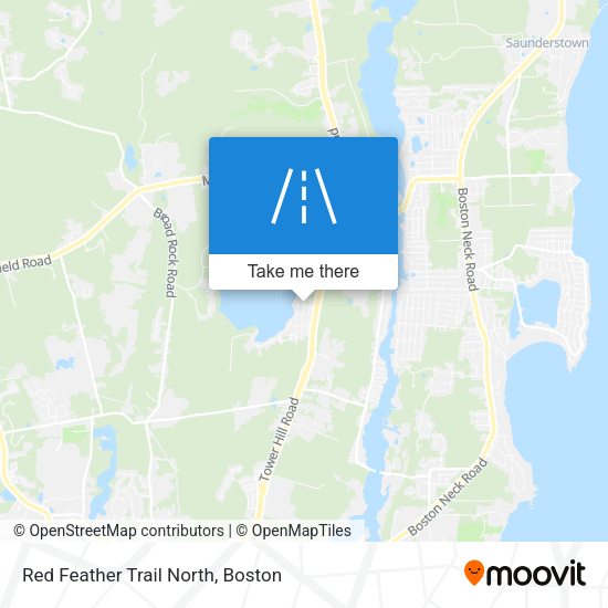 Red Feather Trail North map