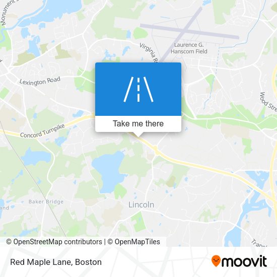 Mapa de Red Maple Lane