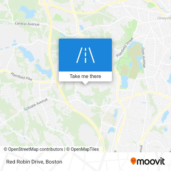 Red Robin Drive map