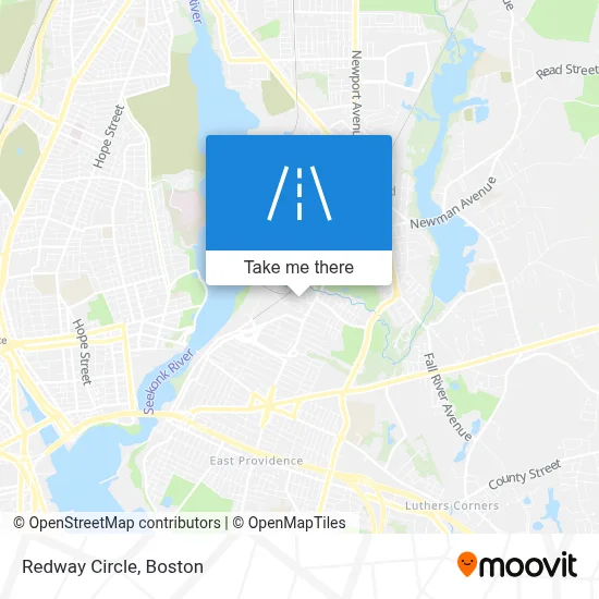 Redway Circle map