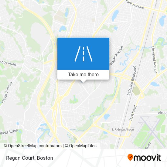 Mapa de Regan Court