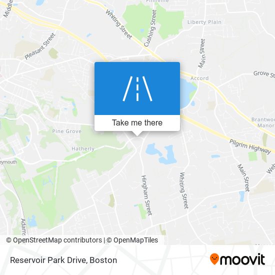 Mapa de Reservoir Park Drive