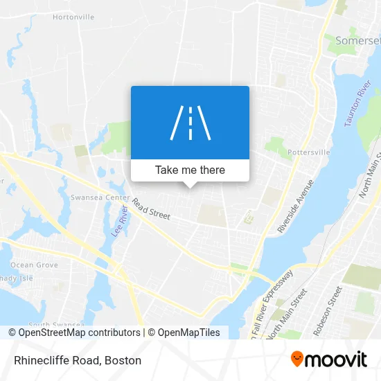 Rhinecliffe Road map