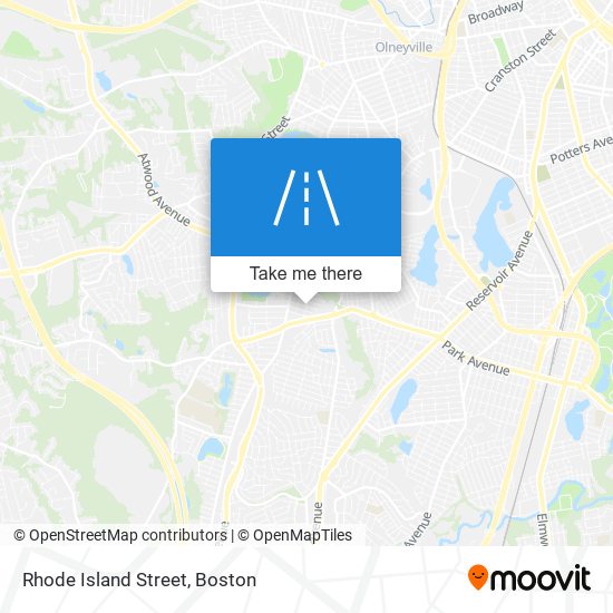 Rhode Island Street map