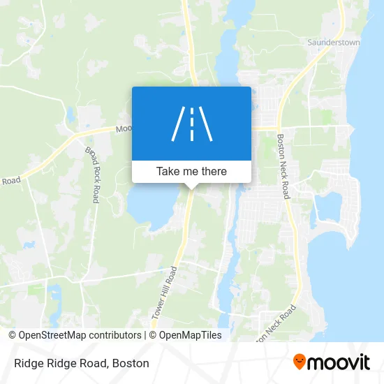 Ridge Ridge Road map