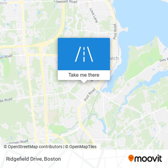 Ridgefield Drive map