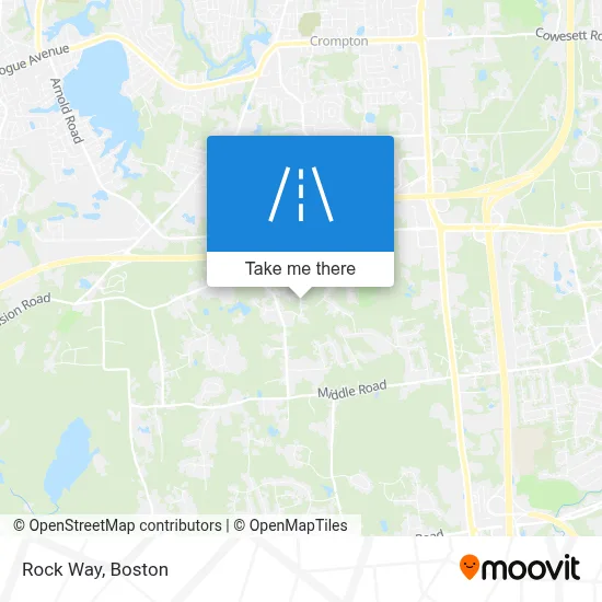 Rock Way map