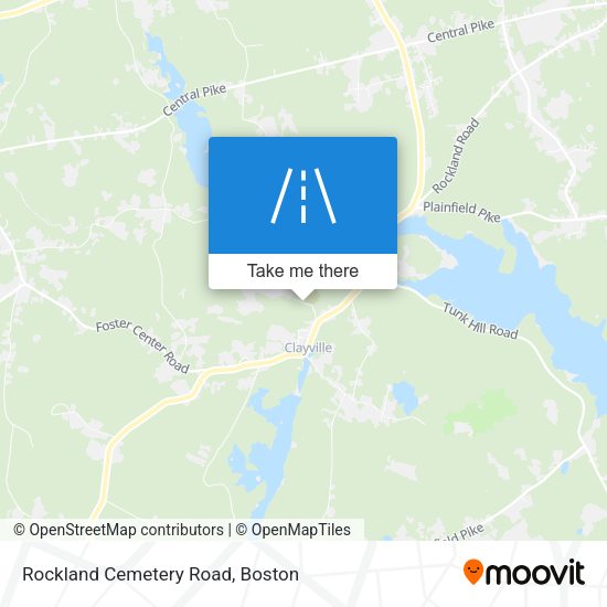 Rockland Cemetery Road map