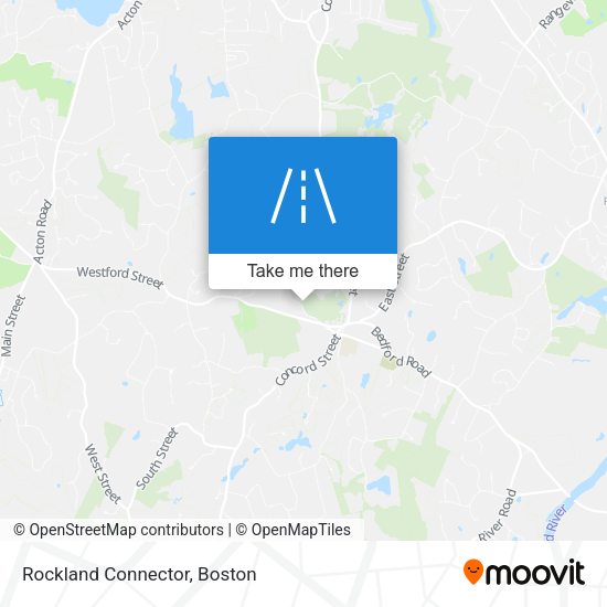 Mapa de Rockland Connector