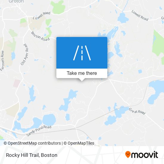 Rocky Hill Trail map