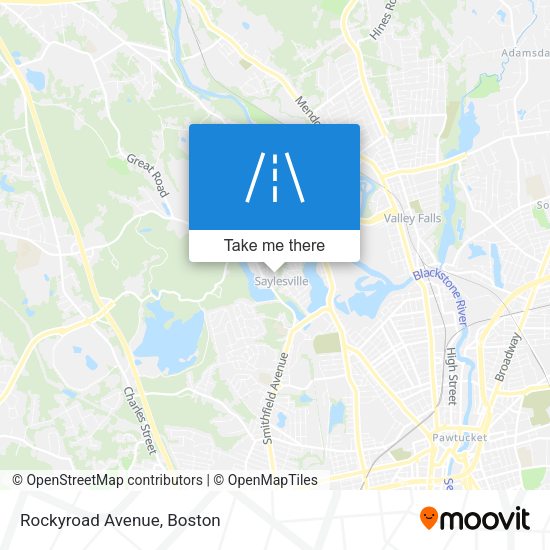 Mapa de Rockyroad Avenue