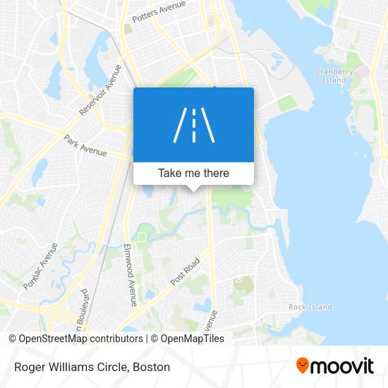 Mapa de Roger Williams Circle