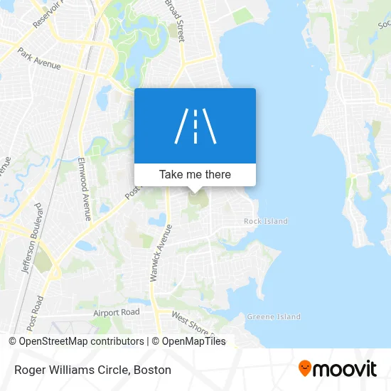 Roger Williams Circle map