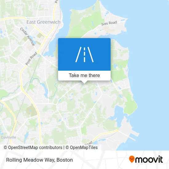 Rolling Meadow Way map