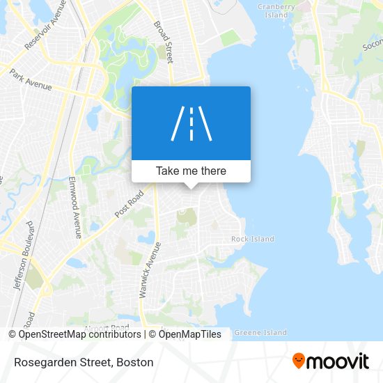Mapa de Rosegarden Street