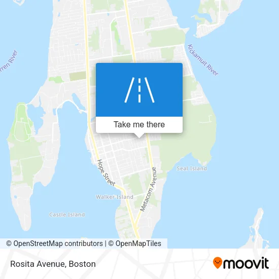 Rosita Avenue map