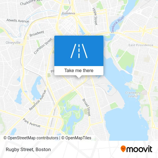 Rugby Street map