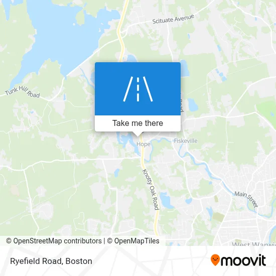 Ryefield Road map