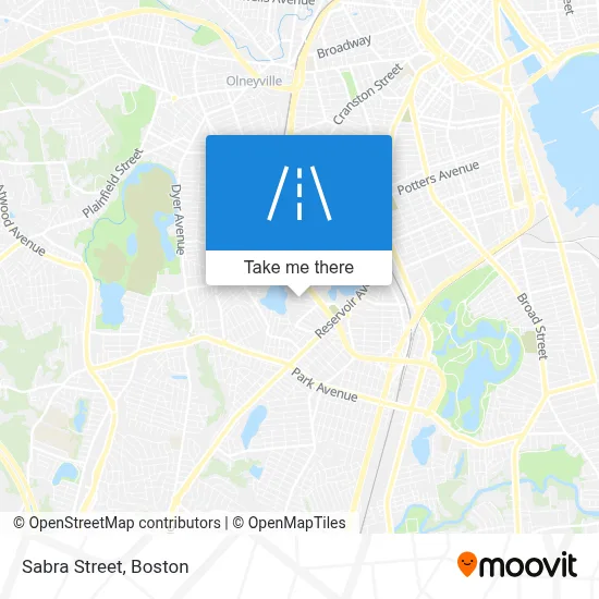 Sabra Street map