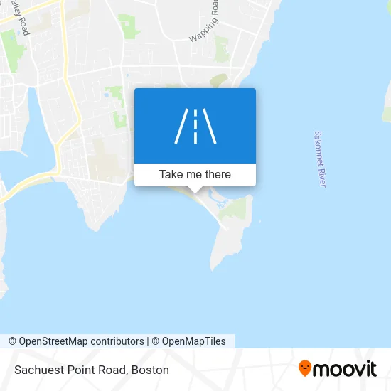 Sachuest Point Road map