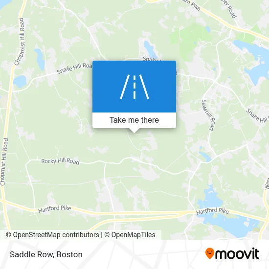 Saddle Row map