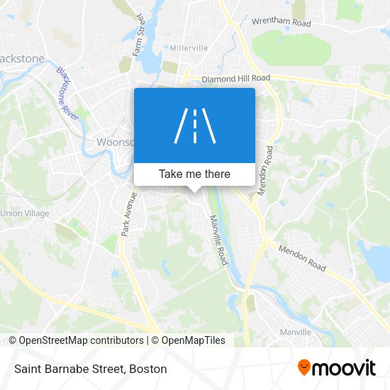 Saint Barnabe Street map