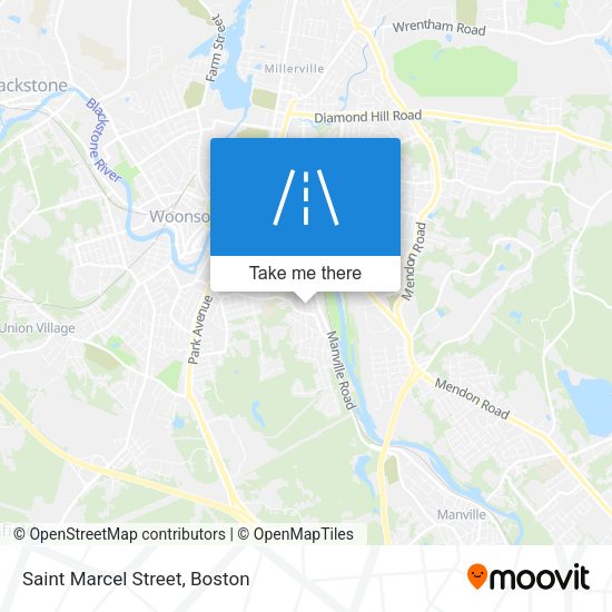Mapa de Saint Marcel Street