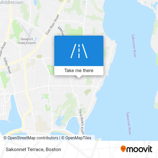 Sakonnet Terrace map