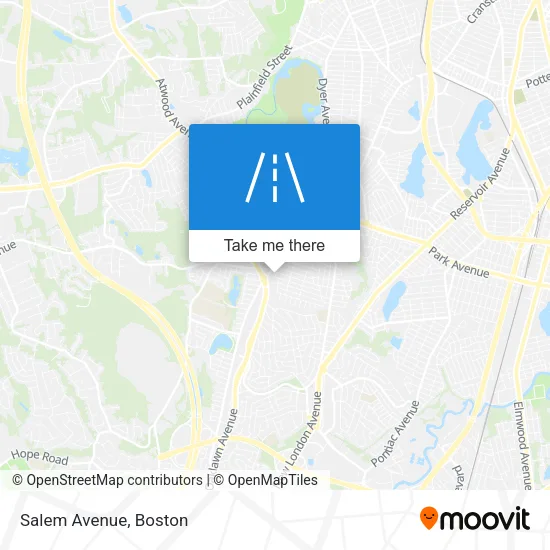 Salem Avenue map