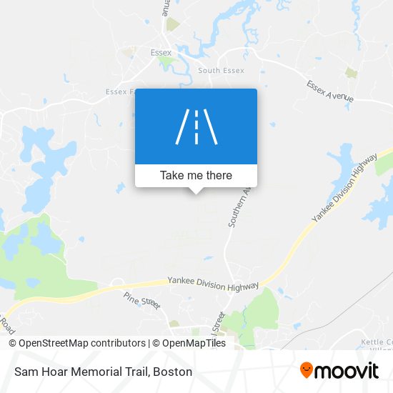 Mapa de Sam Hoar Memorial Trail