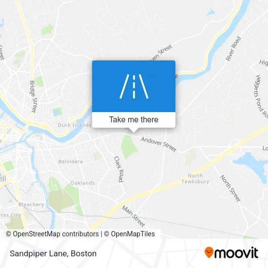 Sandpiper Lane map