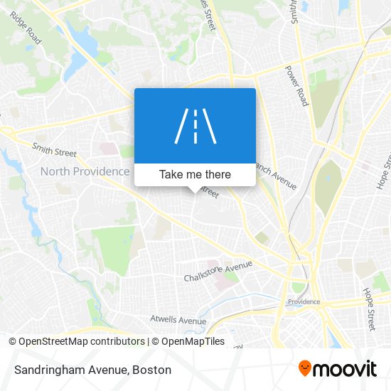 Sandringham Avenue map