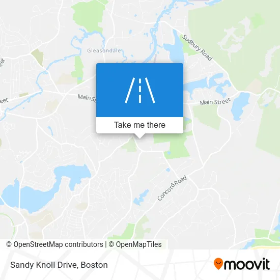 Sandy Knoll Drive map
