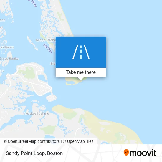 Sandy Point Loop map