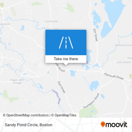 Mapa de Sandy Pond Circle