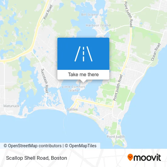 Scallop Shell Road map