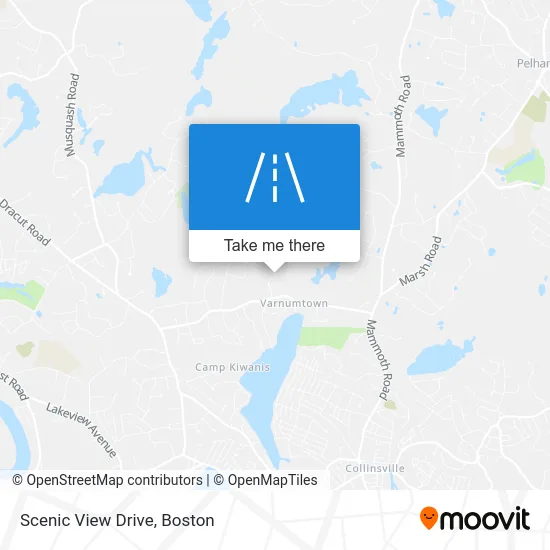 Scenic View Drive map
