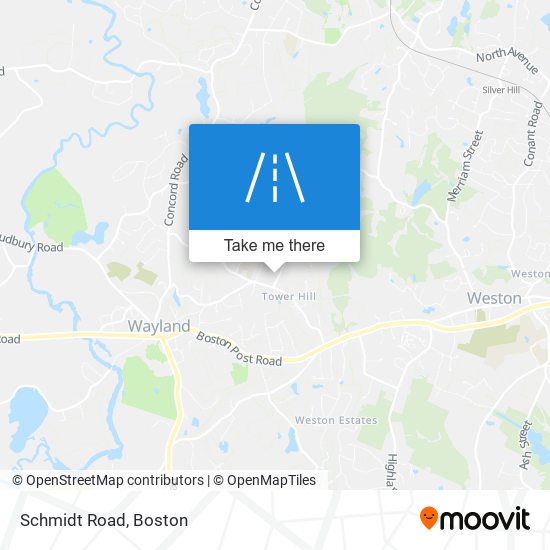 Mapa de Schmidt Road