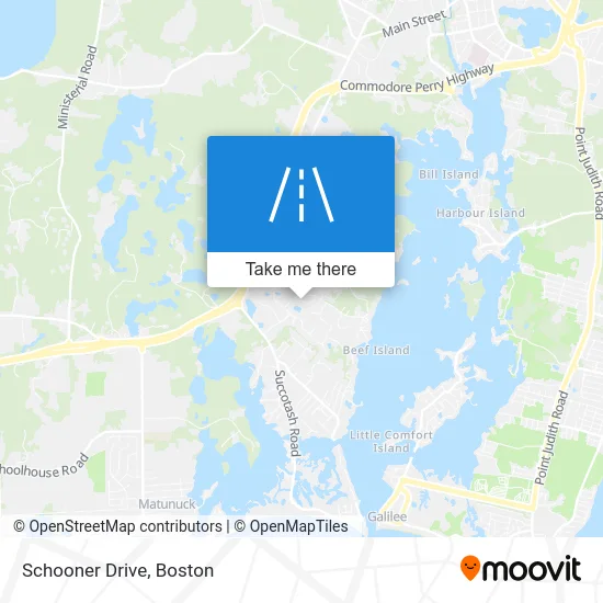 Schooner Drive map