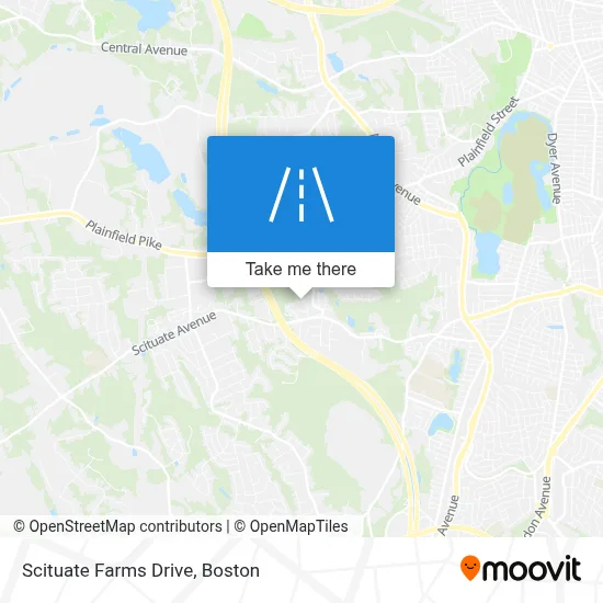 Scituate Farms Drive map