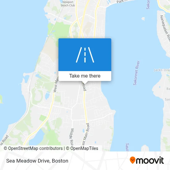 Sea Meadow Drive map