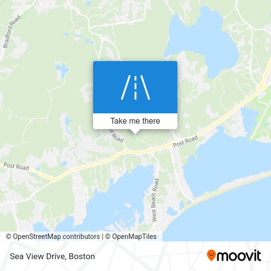 Sea View Drive map