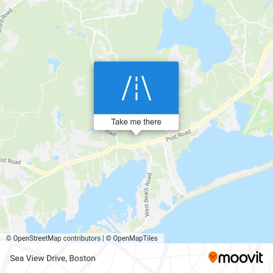 Sea View Drive map
